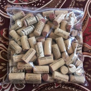 100 Recycled Wine Corks (Natural) 🍾